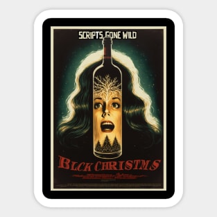 Scripts Gone Wild "Black Christmas" Commemorative T-Shirt Sticker